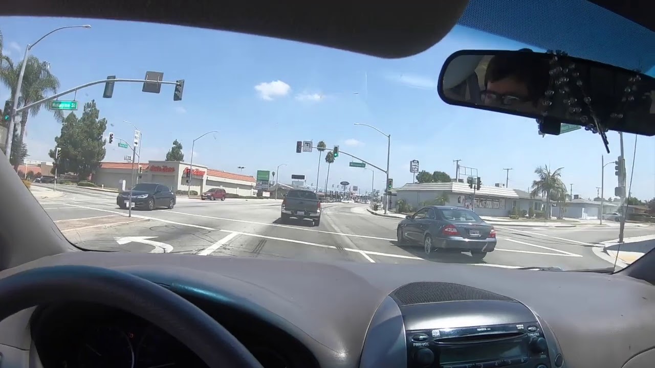 Driving through the City of La Puente, Ca