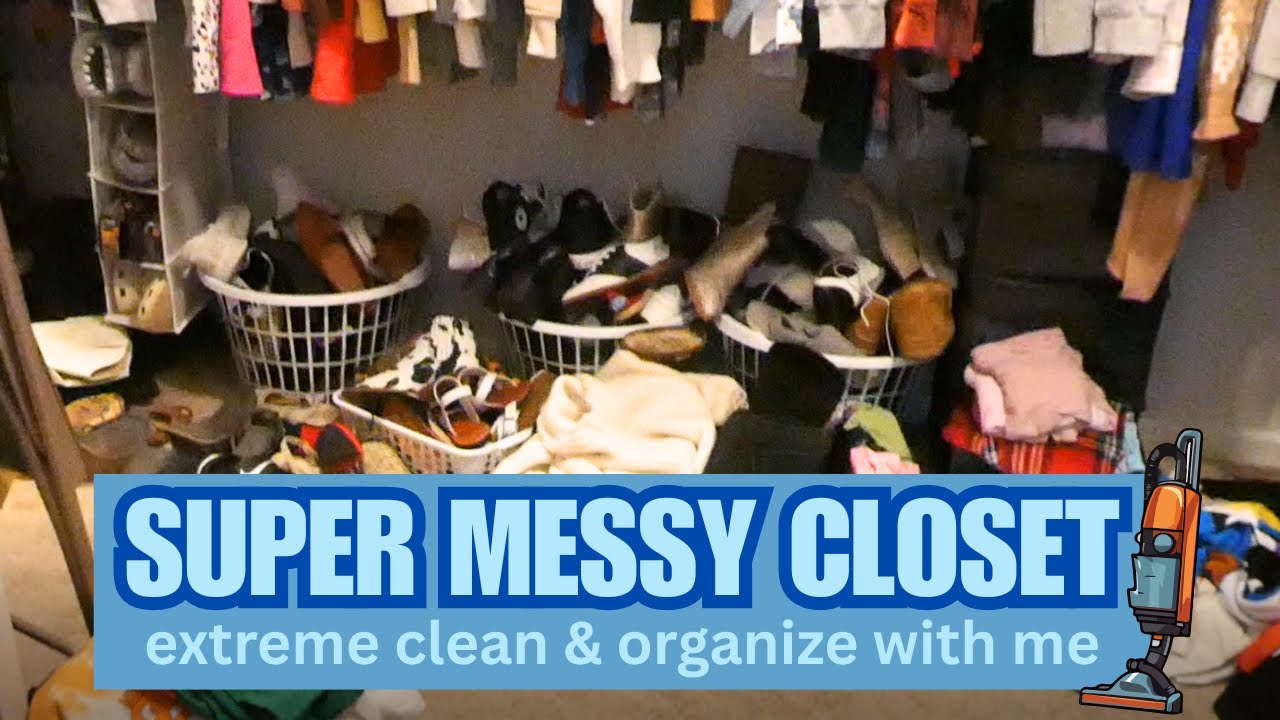 ULTIMATE FREE CLOSET MAKEOVER DECLUTTER/ CLEAN & ORGANIZE I NO MONEY PROJECT II BEFORE & AFTER