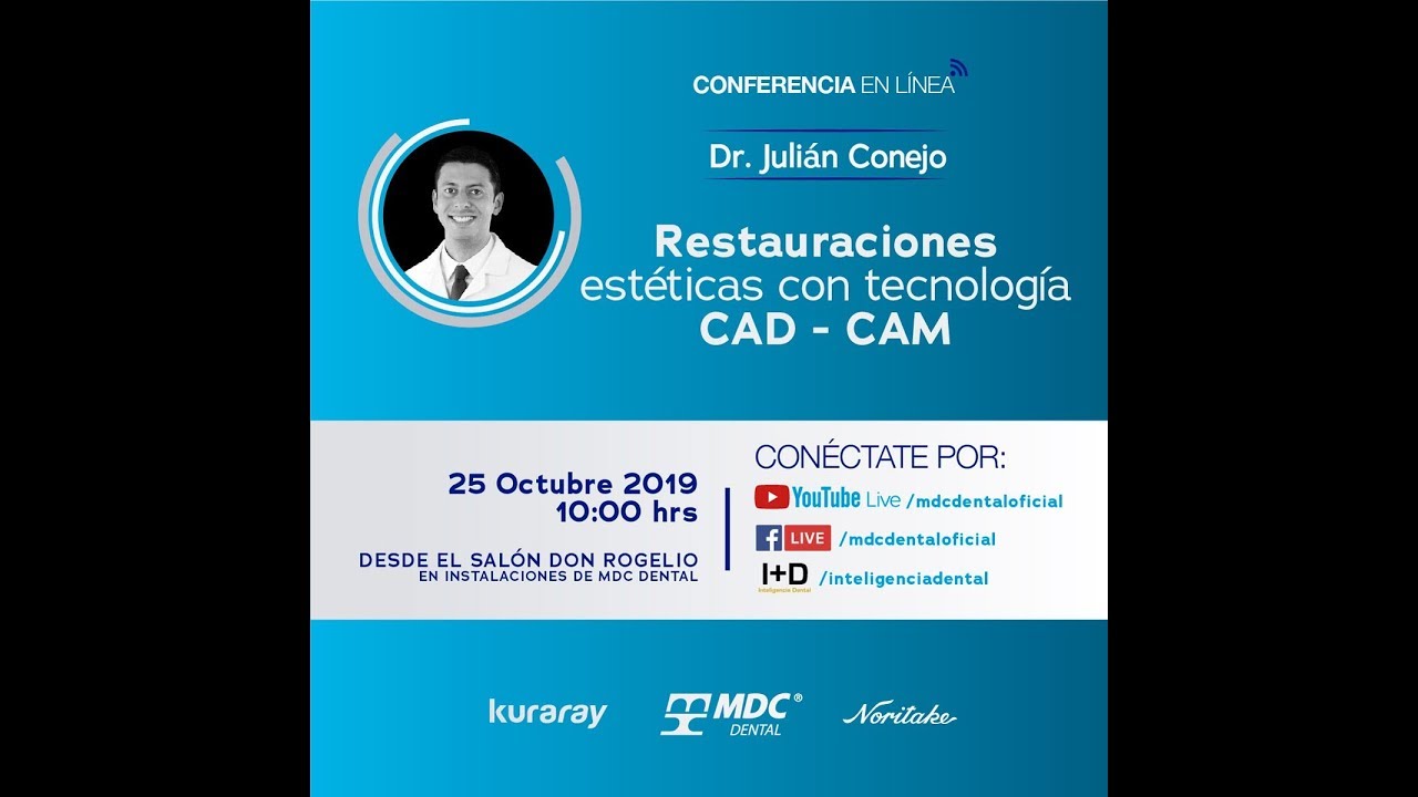 Conferencia en Línea- Restauraciones estéticas con tecnología CAD/CAM