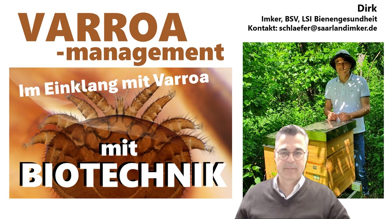 Im Einklang mit Varroa - Varroamanagement 2025 beim Landesverband Saarländischer Imker (LSI)