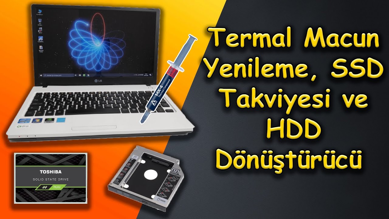 Termal Macun Yenileme ve SSD Takviyesi. Isınan ve Yavaşlayan Bilgisayarlarınızı Canlandırın.(LGP420)