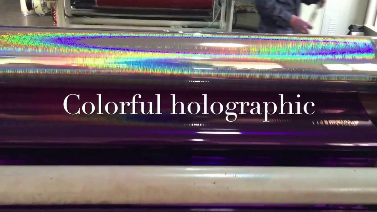 Mould Processing of Holographic Film Rolls by AfterPrinting Professional Lamination Film Producer