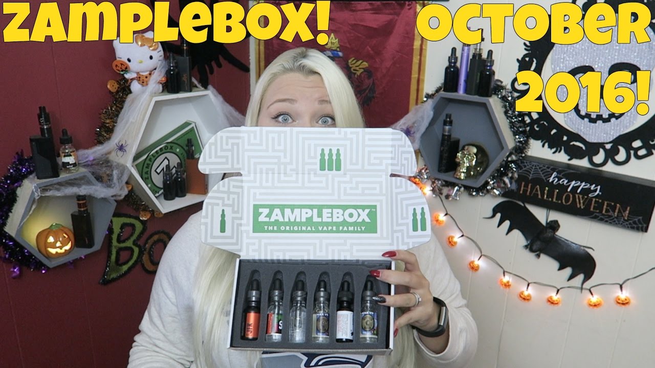 ZampleBox eLiquid Subscription - October 2016! | TiaVapes Review