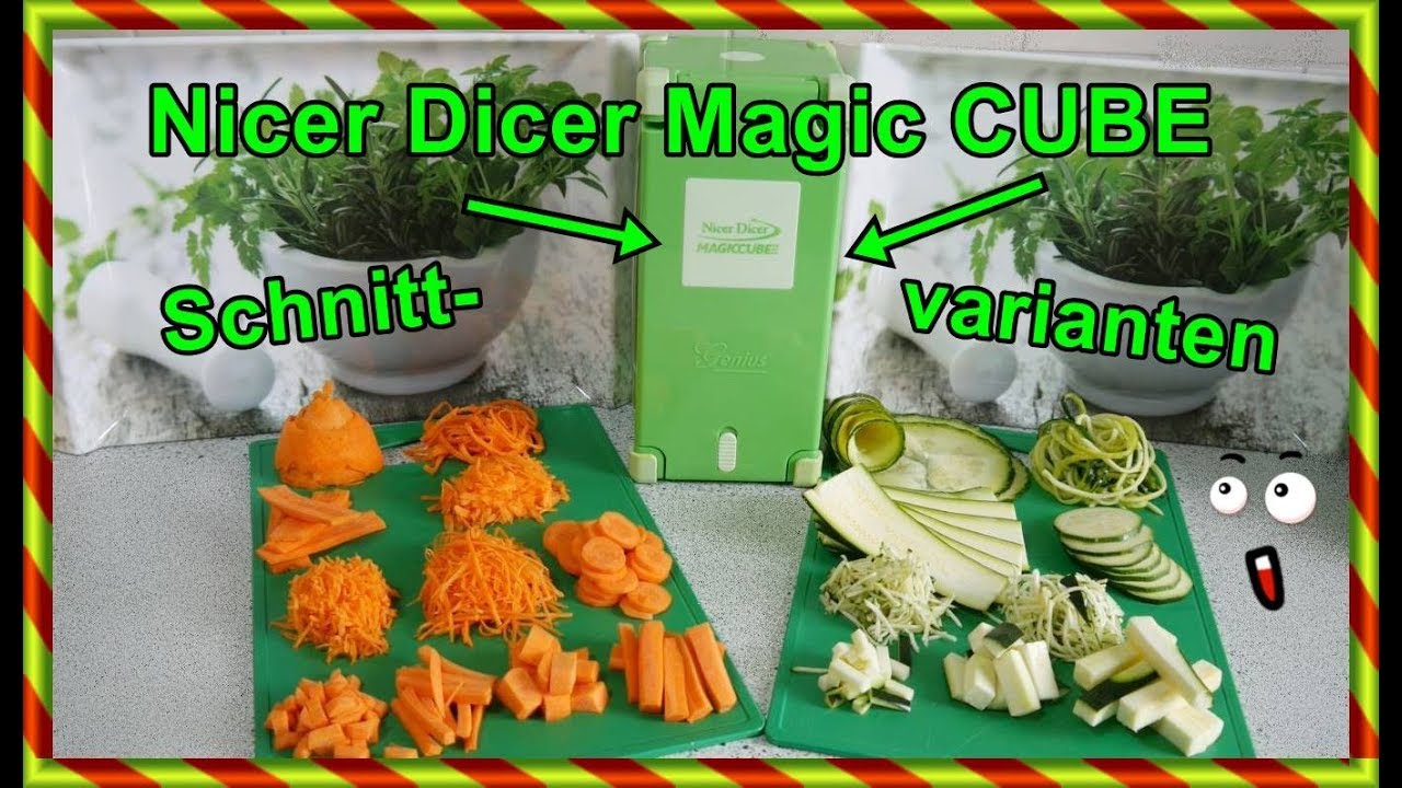 TEST Magic Cube Nicer Dicer Genius SoFie Haushalt Un-/Perfekt