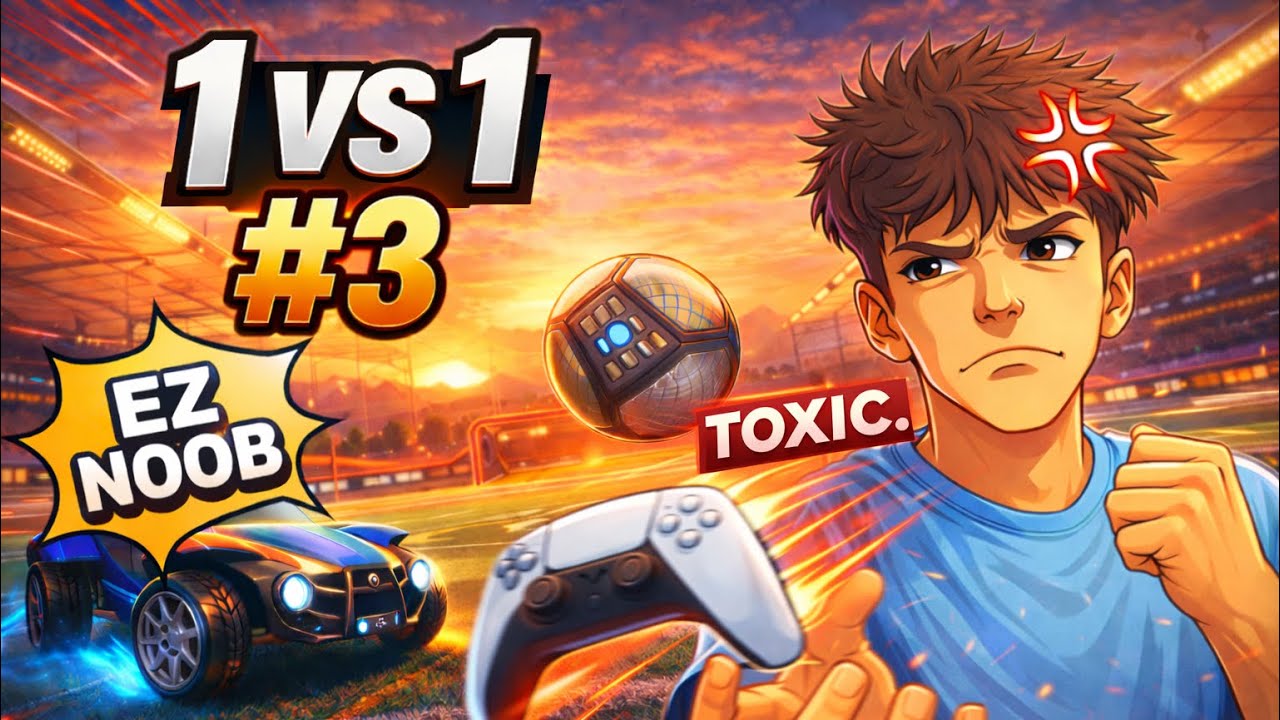 JE JOUE QUE DES TOXICS !! Rocket League 1v1 - #3