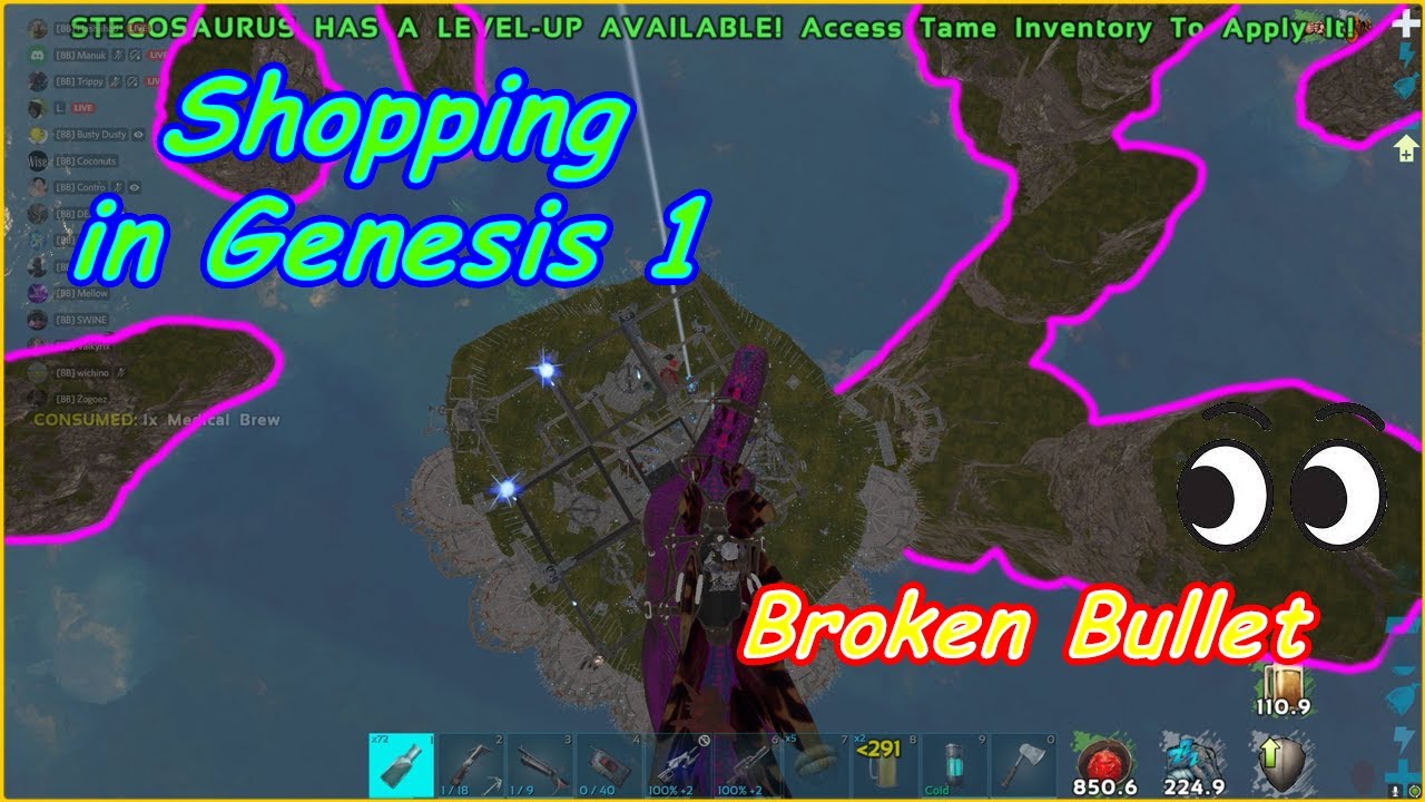 Playing In Duped Genesis Pillar's 👑 - Broken Bullet | ARK | Official 1x | PC