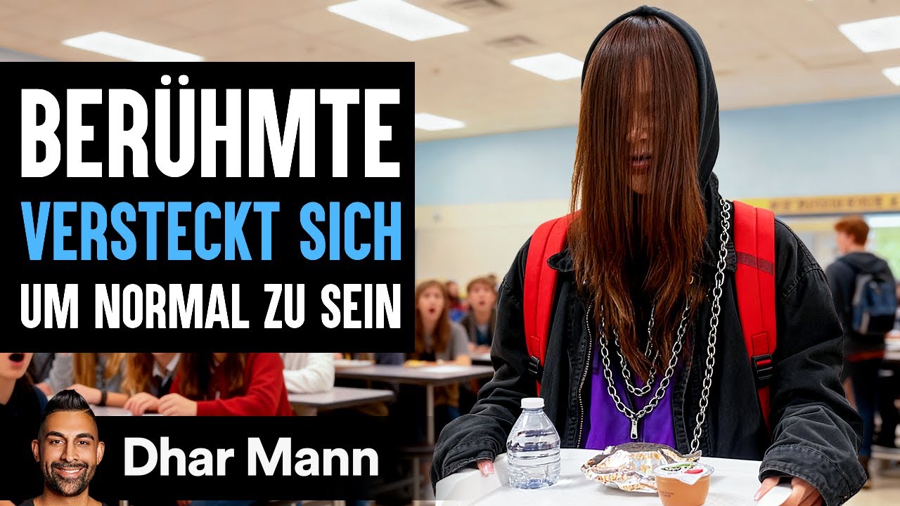Ein Berühmtes Mädchen VERSTECKT IHR GESICHT Um Normal Zu Sein | Dhar Mann Studios