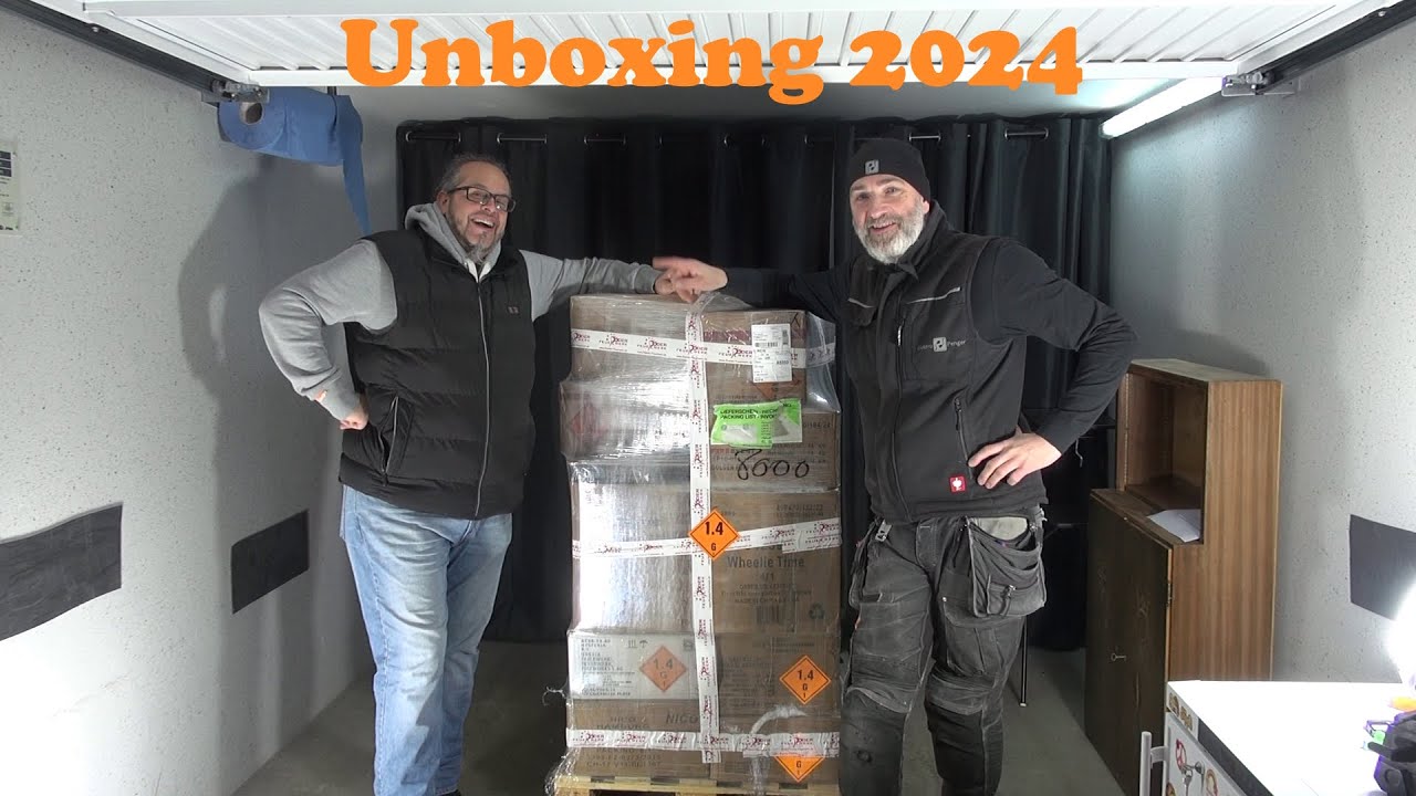 EPIC V5 -- Feuerwerk Unboxing 2024 –„gesunde“ 310kg brutto... geliefert von Röder Feuerwerk