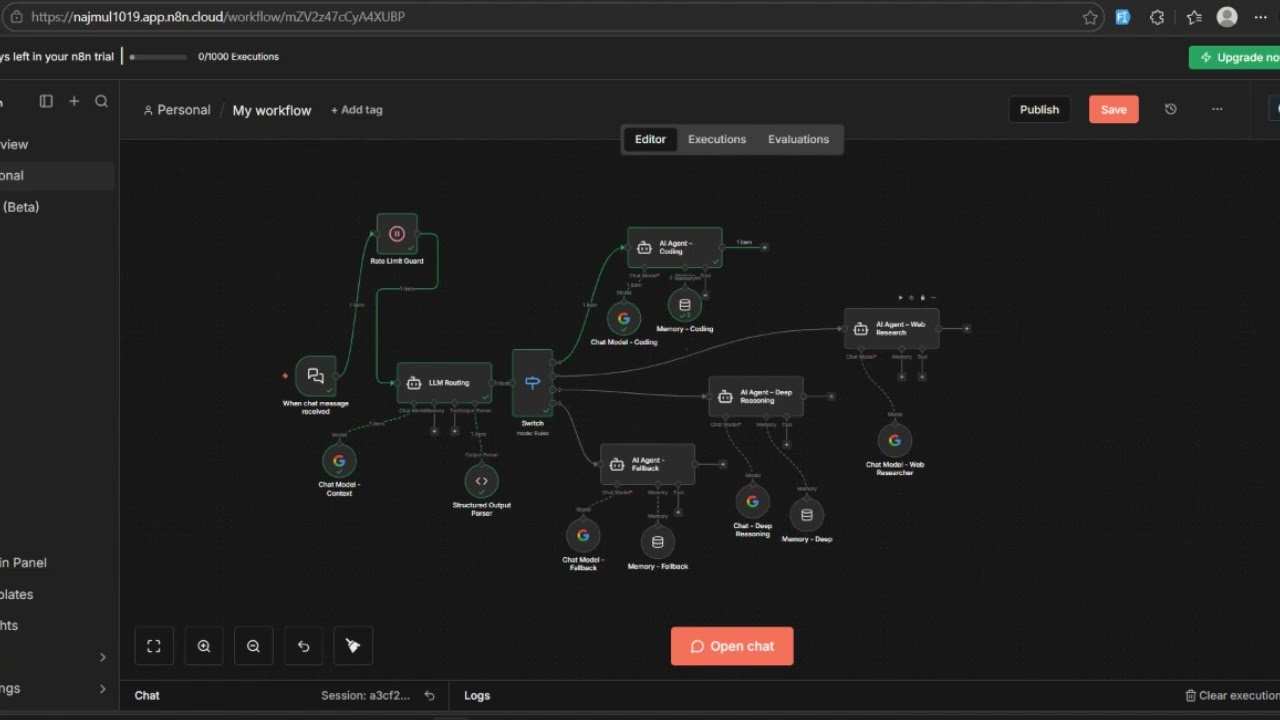 Building a Multi-Agent AI System with LLM Routing (n8n + Gemini)