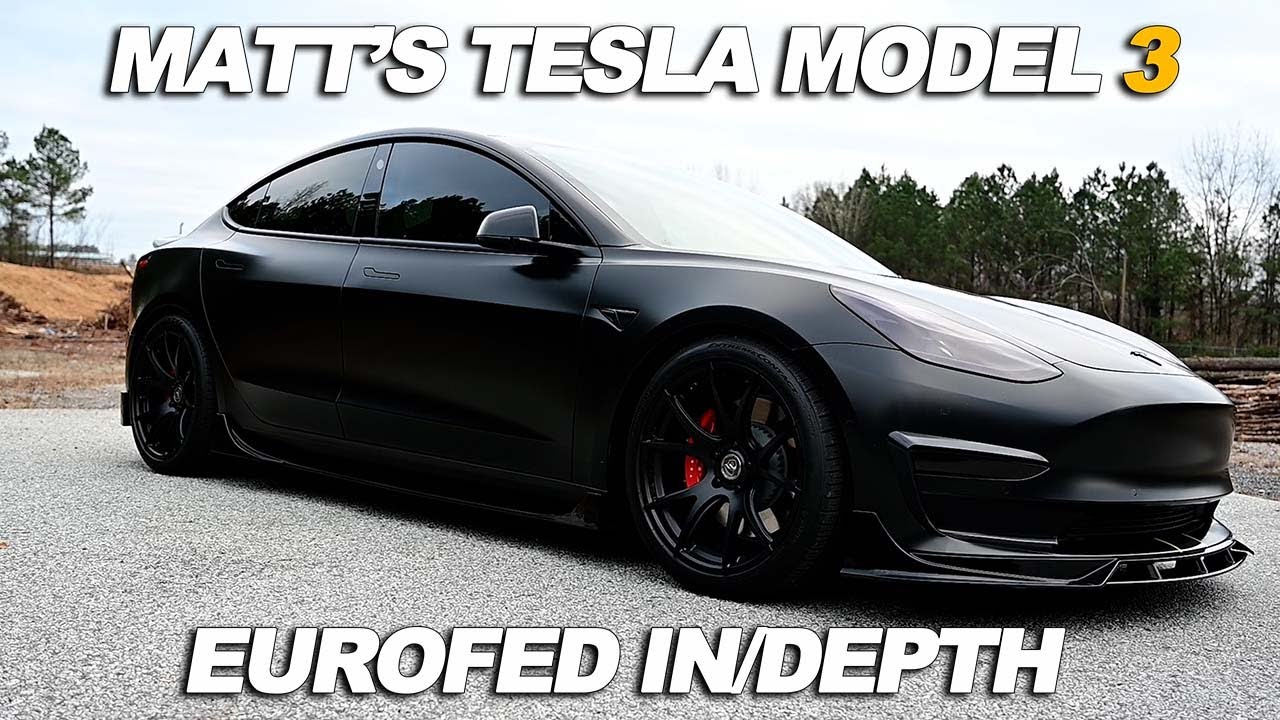 Modified Tesla Model 3 Performance on BC Racing Coilovers! | Eurofed In-Depth