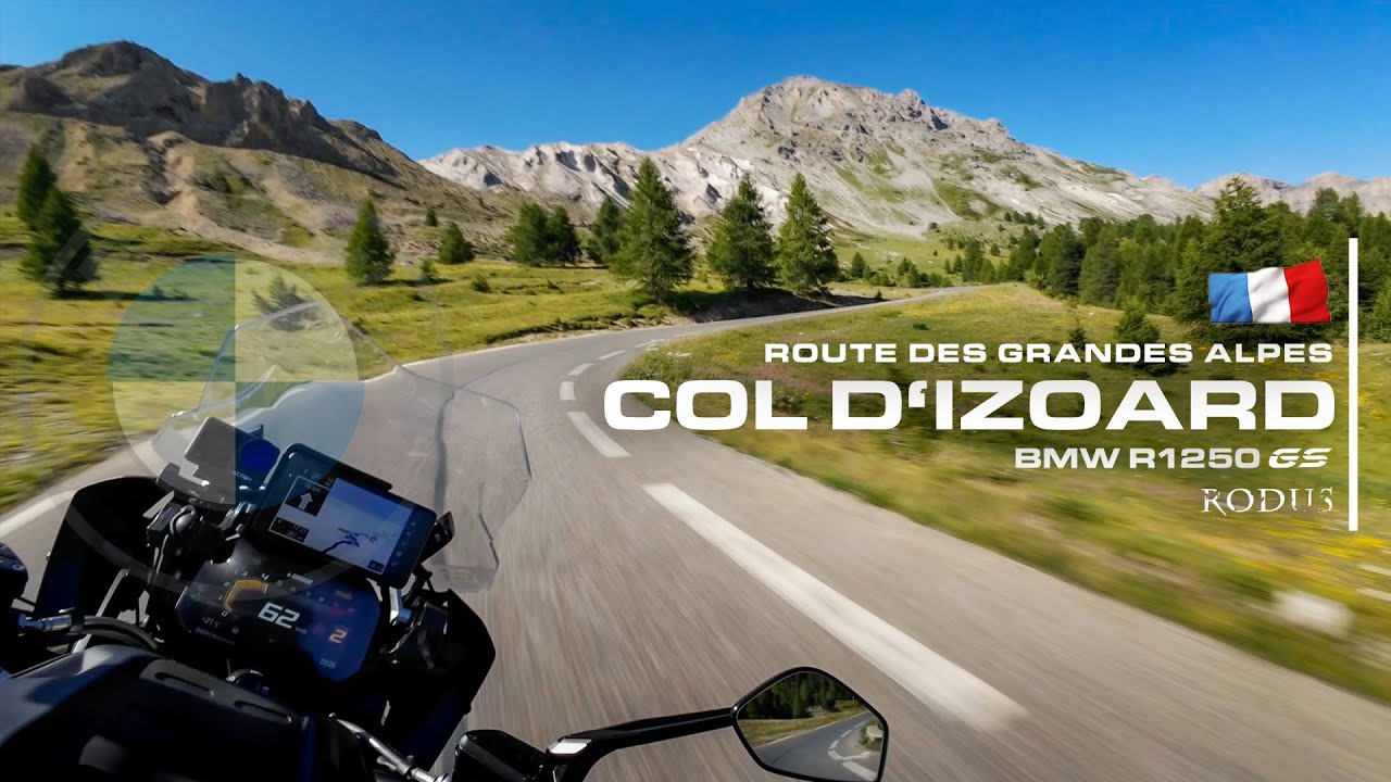 Mit dem Motorrad über den spektakulären Gebirgspass zum Col d'izoard | BMW R1250 GS | POV
