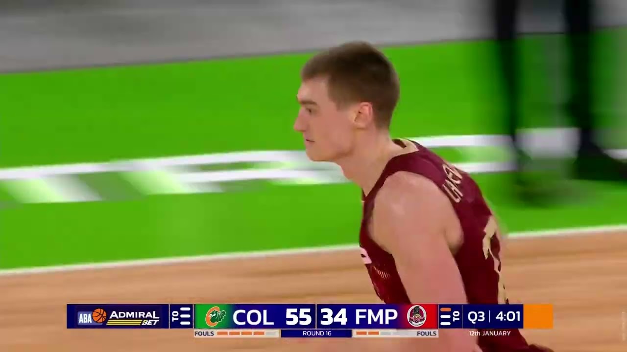 AdmiralBet ABA League 2024/25 highlights, Round 16: Cedevita Olimpija – FMP Soccerbet (12.1.2025)