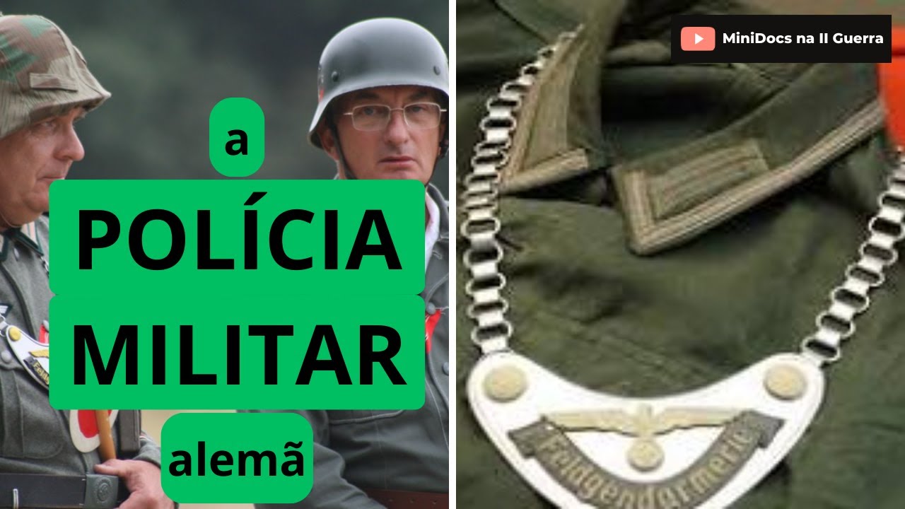 FELDGENDARMERIE: AS FORÇAS POLICIAIS MILITARES da Alemanha