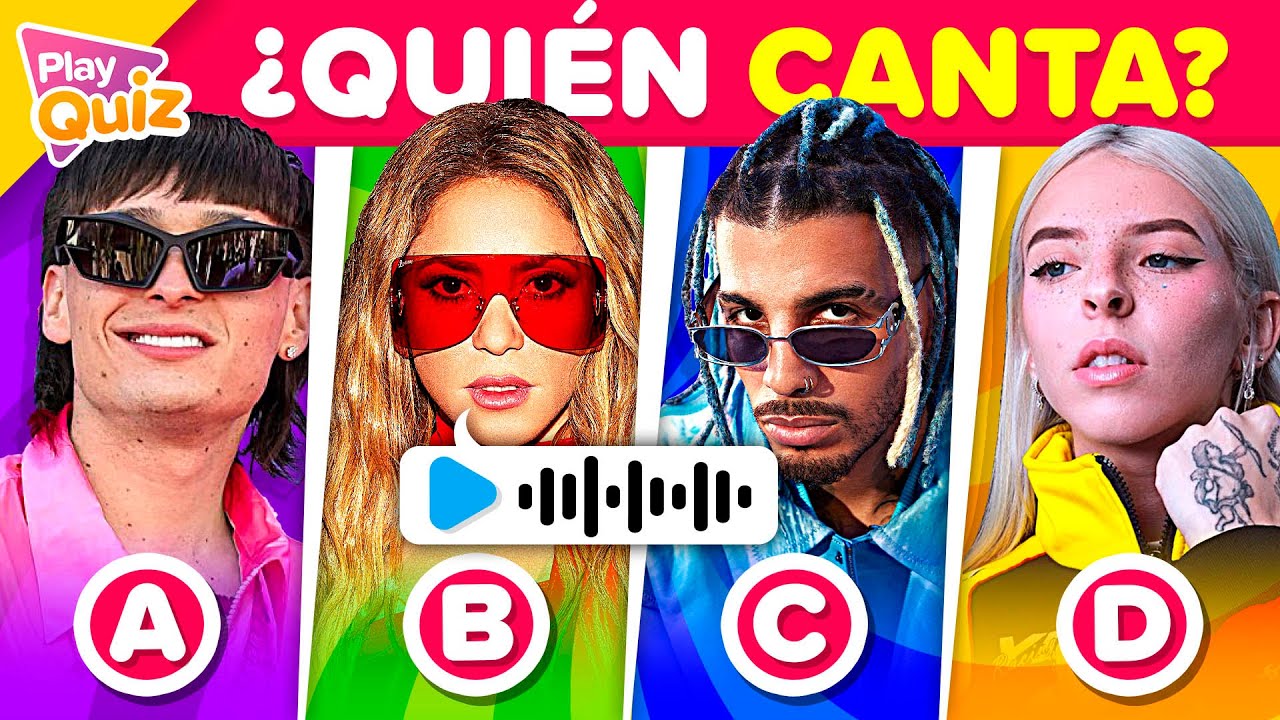 Adivina el Artista por su Voz 🎙️🎶🤔 | ¿Quién es el Cantante? Adivina La voz | Play Quiz de Música