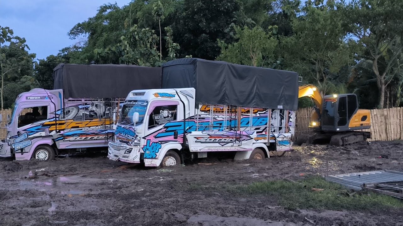 PROSES EVAKUASI TRUK TEAM 2 BREWOG AUDIO JUGA TERATASI DENGAN AMAN