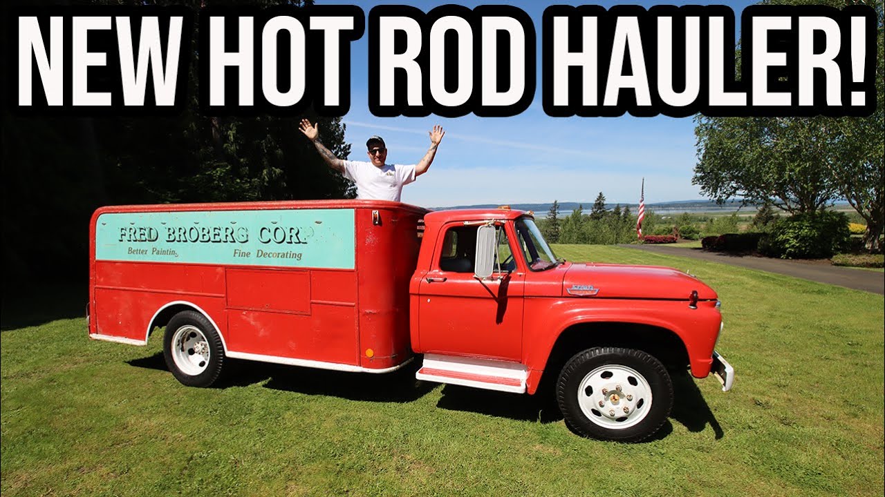Our New 1965 Ford F600 Hot Rod Hauler and Swap Meet Truck!