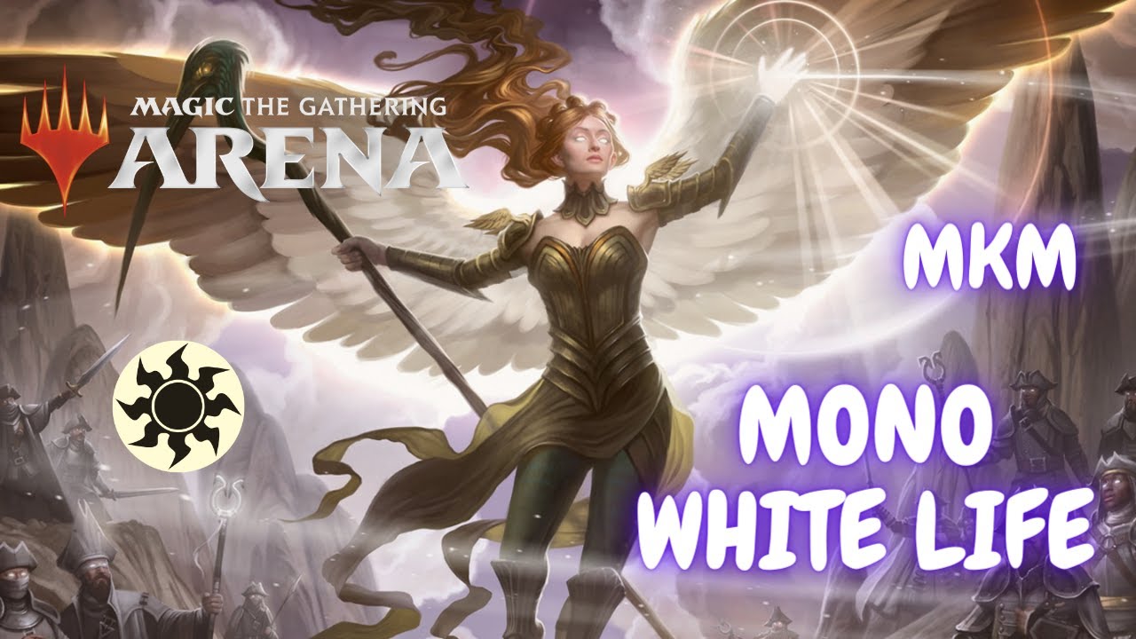 MKM / Колода Моно-белая лайфгейн / Mono-white Life deck. MTG arena / мета 2024