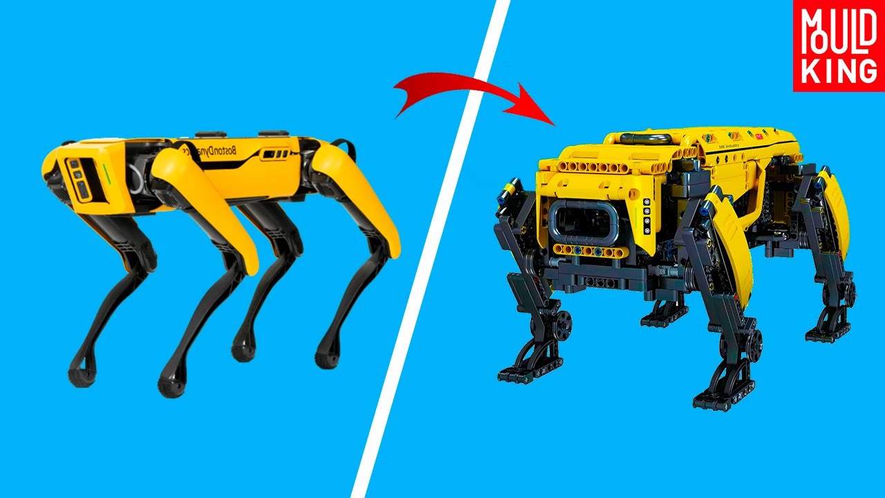 РОБОТ СОБАКА BOSTON DYNAMICS ОТ MOULD KING 15066 ОБЗОР