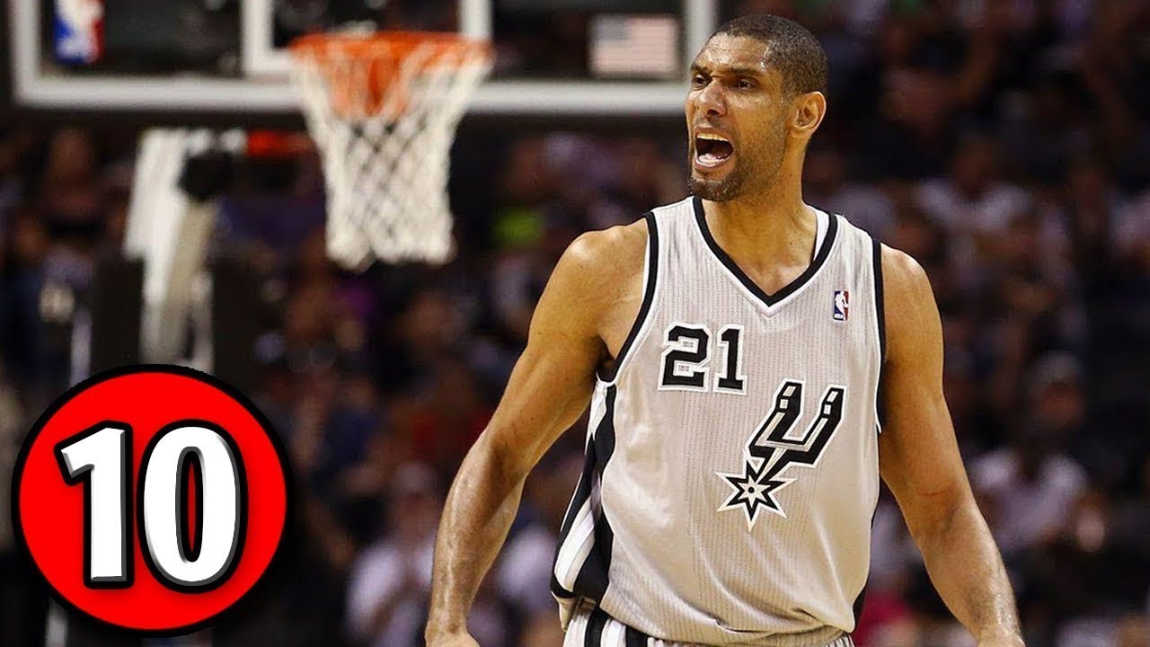 Tim Duncan Top 10 Plays of Career