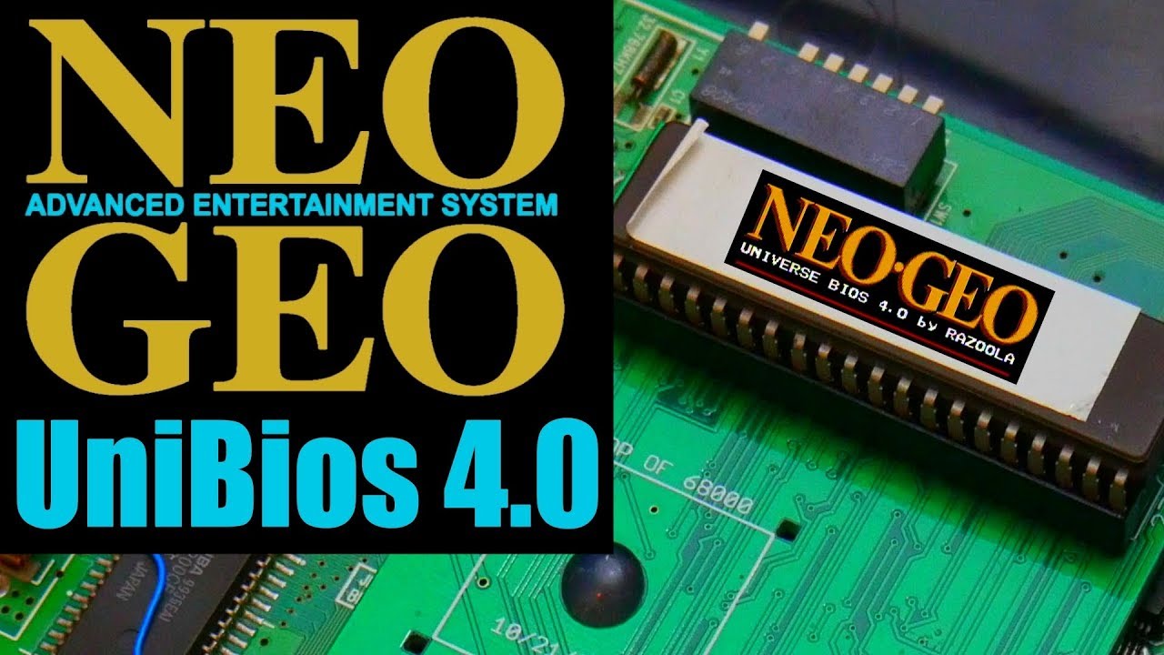 SNK Neo Geo Unibios - 4.0 Update!