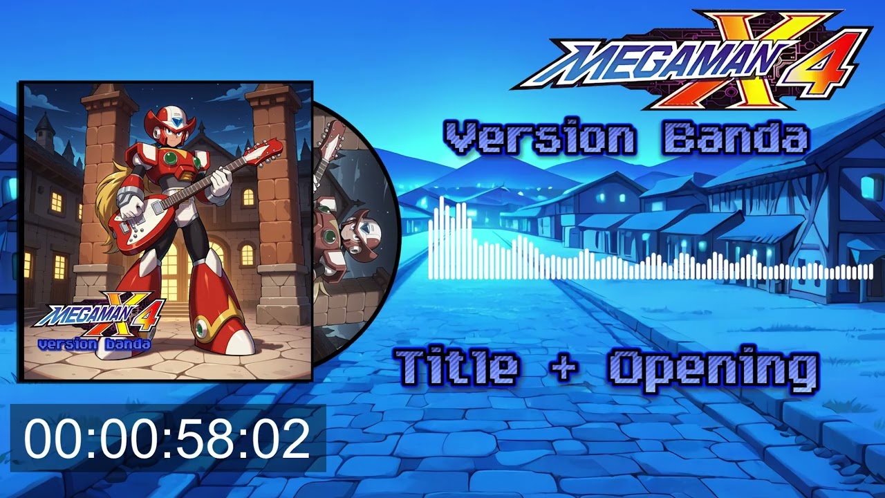 Mega Man X4 (Version Banda) - Title + Opening