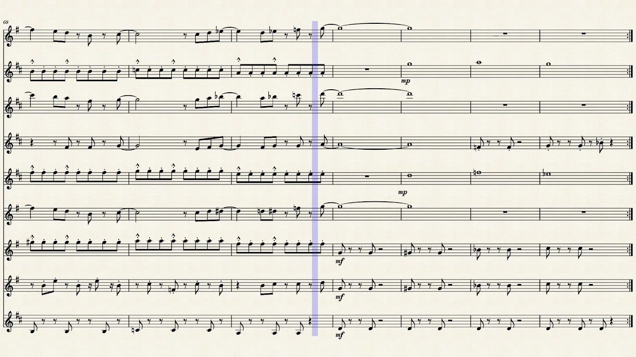 Gusty Garden Galaxy for Sax. Choir