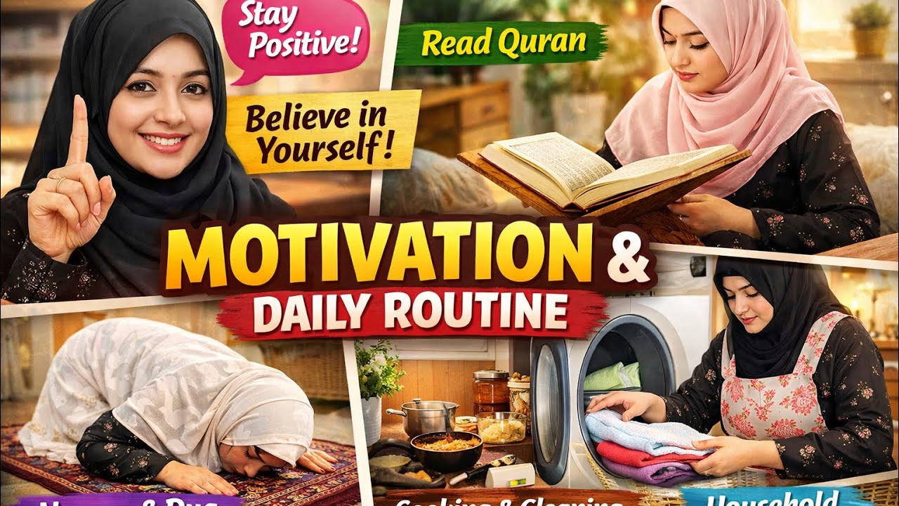 Subh se sham Tak ki routine uske sath ghar ki aur ton ki mehant or motivation lazmi dekhen