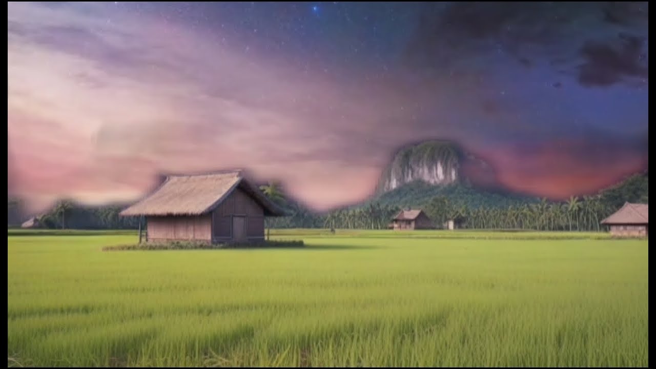 Journey to Dreamland with Rice Field Ambience for the Ultimate Sleep 😴