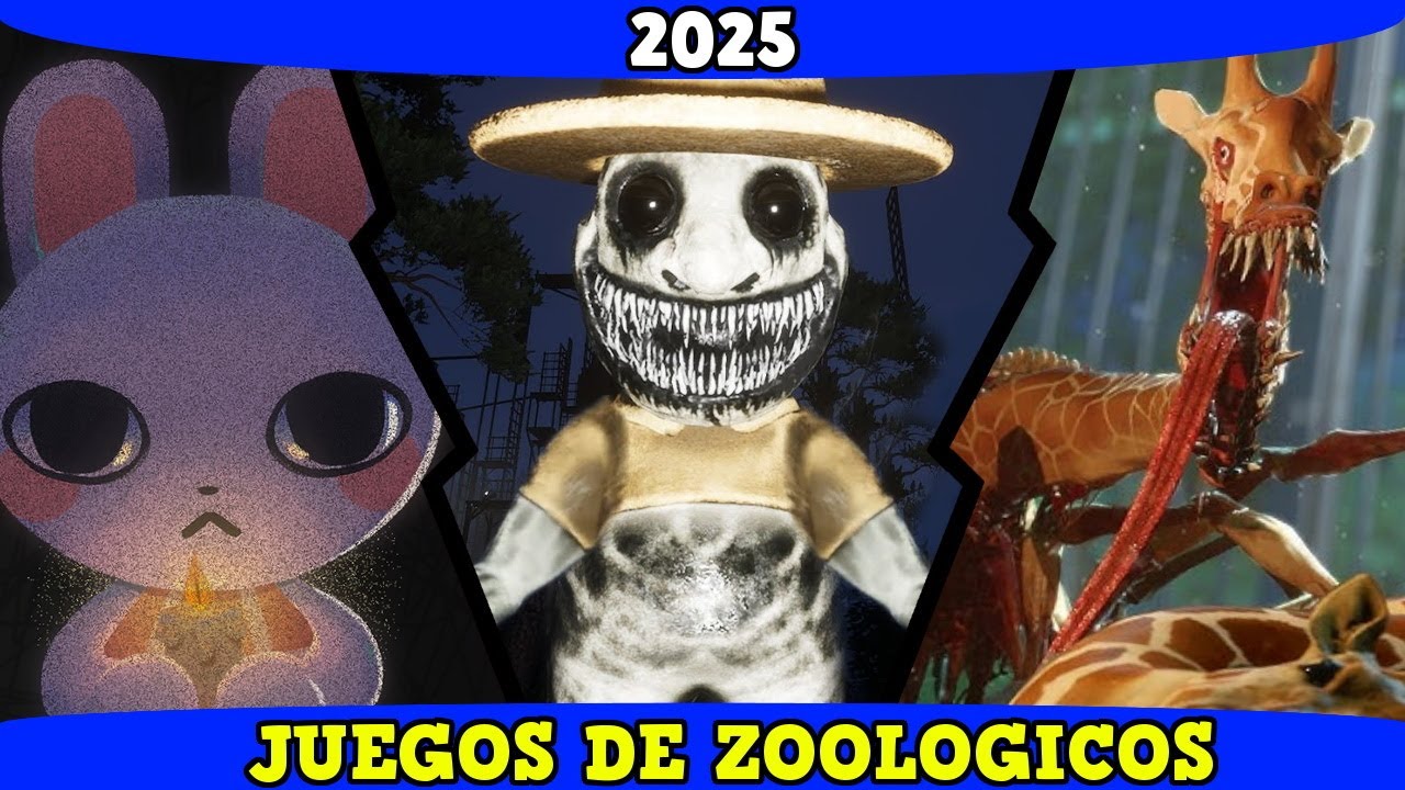 Asi son 3 JUEGOS de TERROR de ZOOLOGICOS en el 2025 - Toda la Historia
