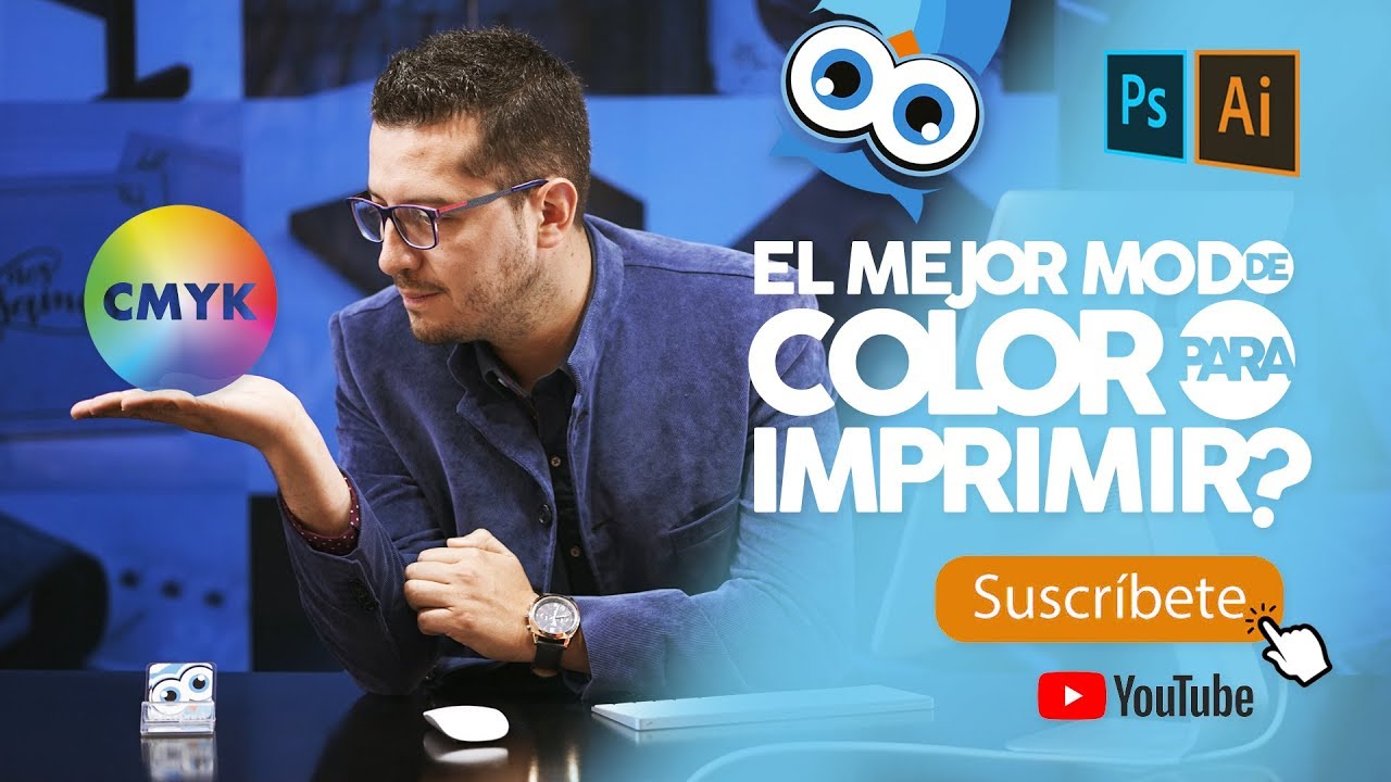 El mejor modo de COLOR para imprimir - CMYK o RGB, diferencias - photoshop Ep.4