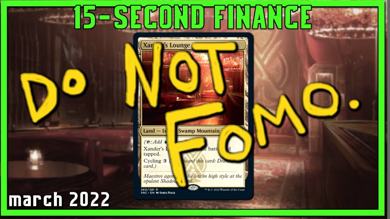 Don&rsquo;t FOMO on New Capenna Triome Lands [15-Second Finance] Magic: the Gathering #Shorts
