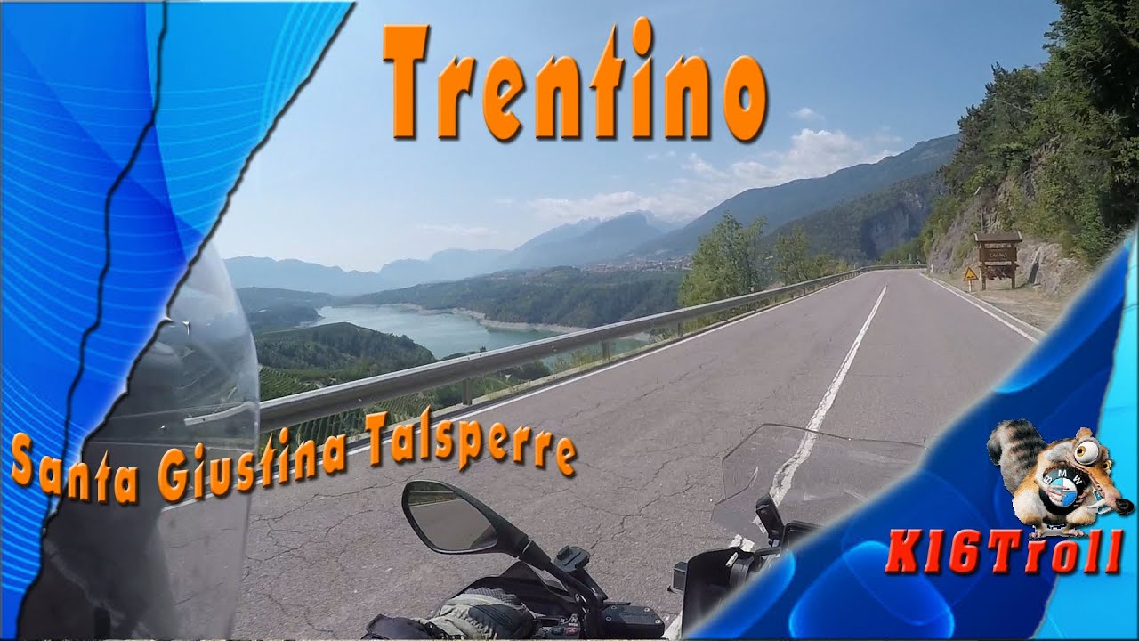 Keine Pässe dafür viele kurvige Obstplantagen, Trentino - Alpen 2022, BMW R1250GS