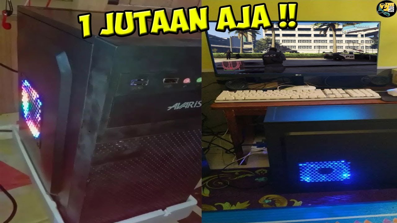 pc rakitan core i5 dengan ssd 256gb dan hdd 500gb cukup 1 jutaan aja