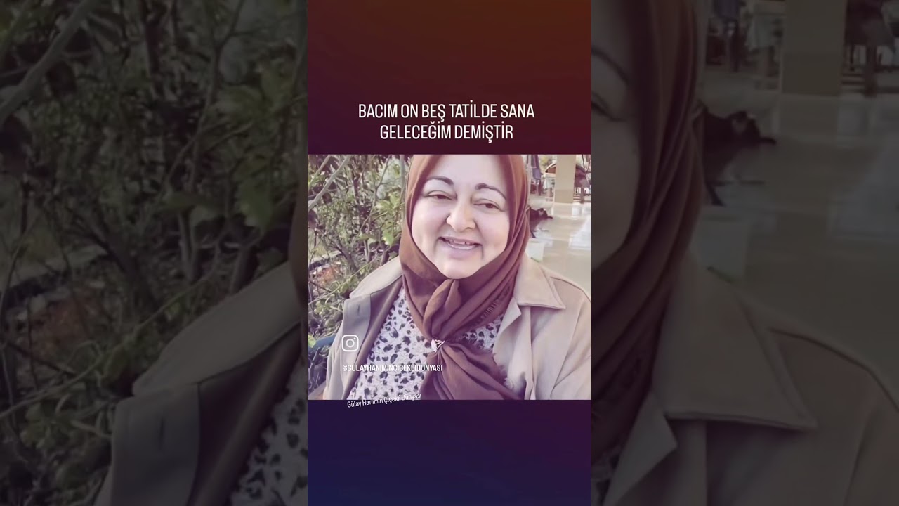 TATİLDE SİZEDE BACINIZ GELECEKMİ?😊