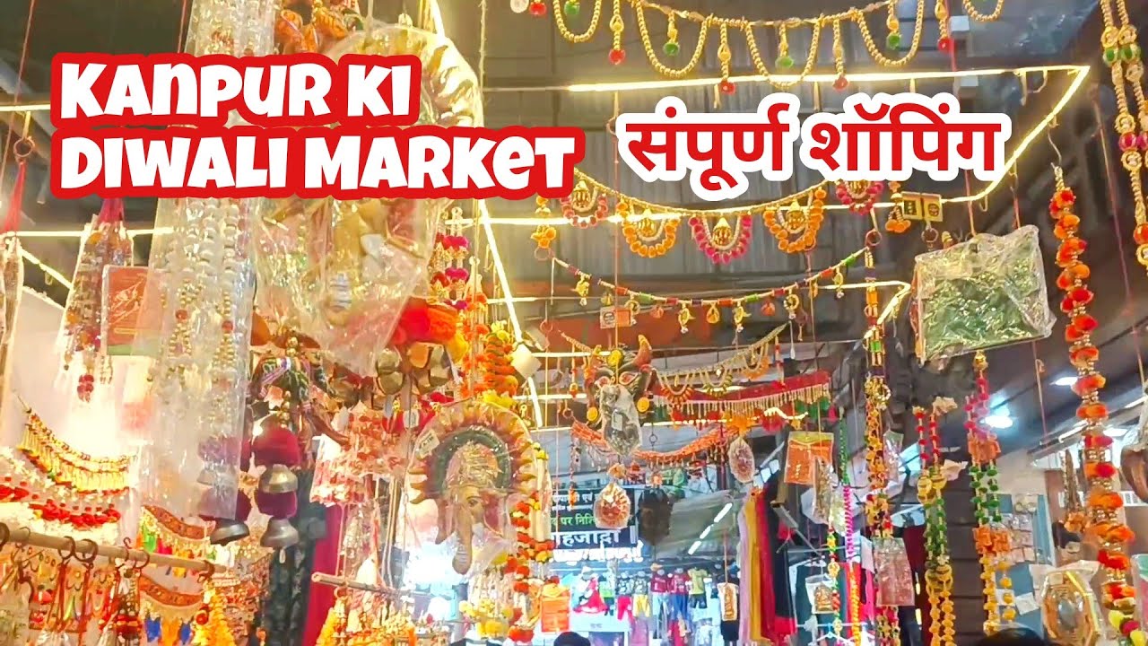 Lakshmi and Gamesh ji ke liye shopping ।कानपुर की दिवाली मार्केट। #diwali2022  #diwali