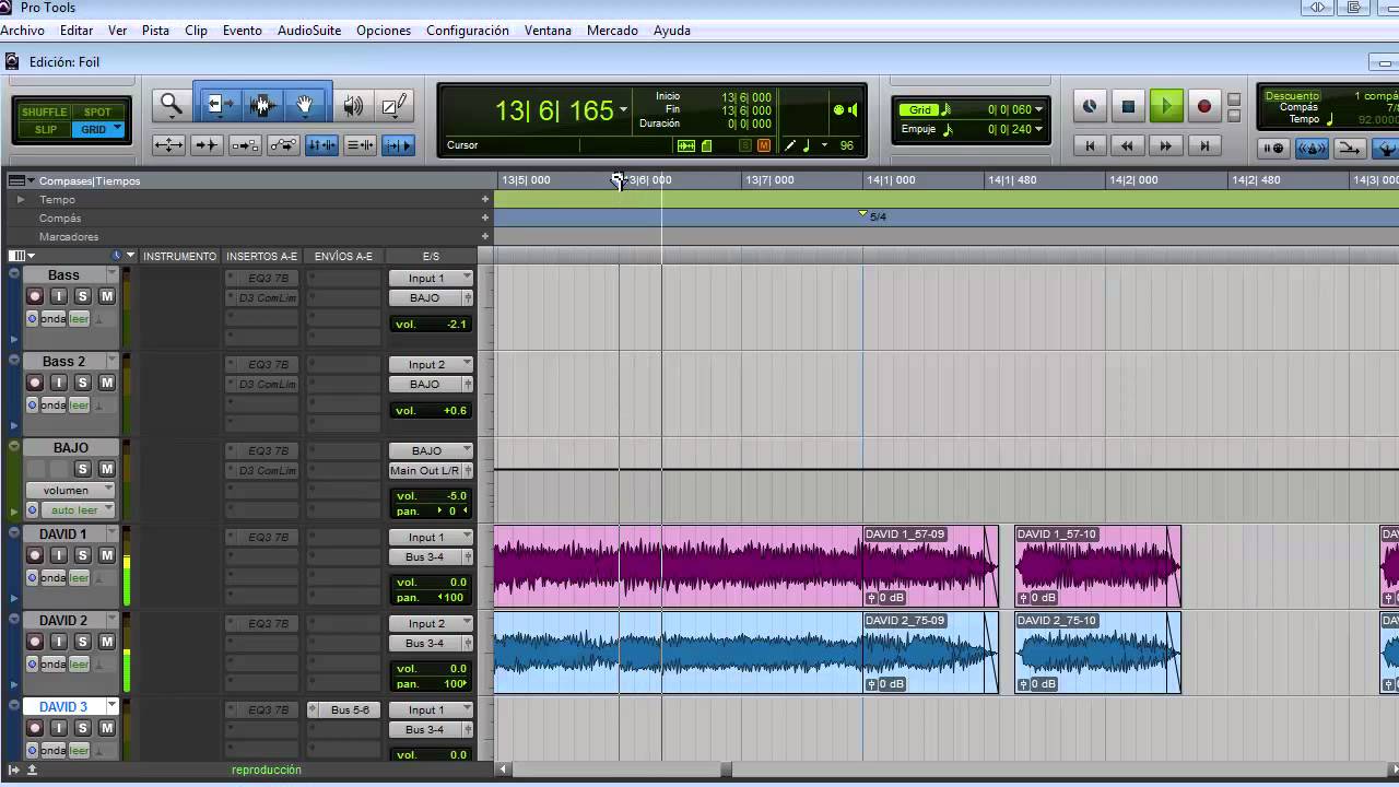 Editando Guitarras  (Ajustar a tiempo)