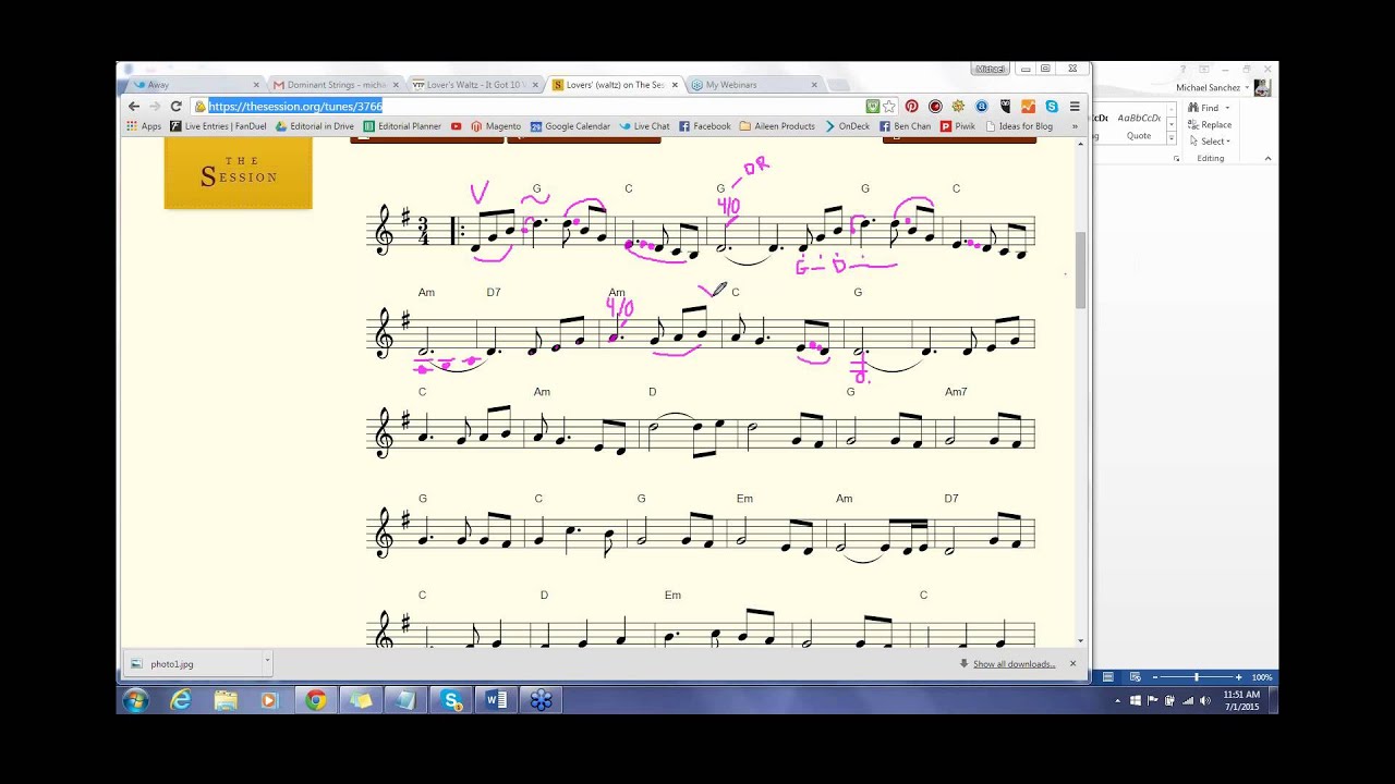 Learn Lover's Waltz on Fiddle - Webinar