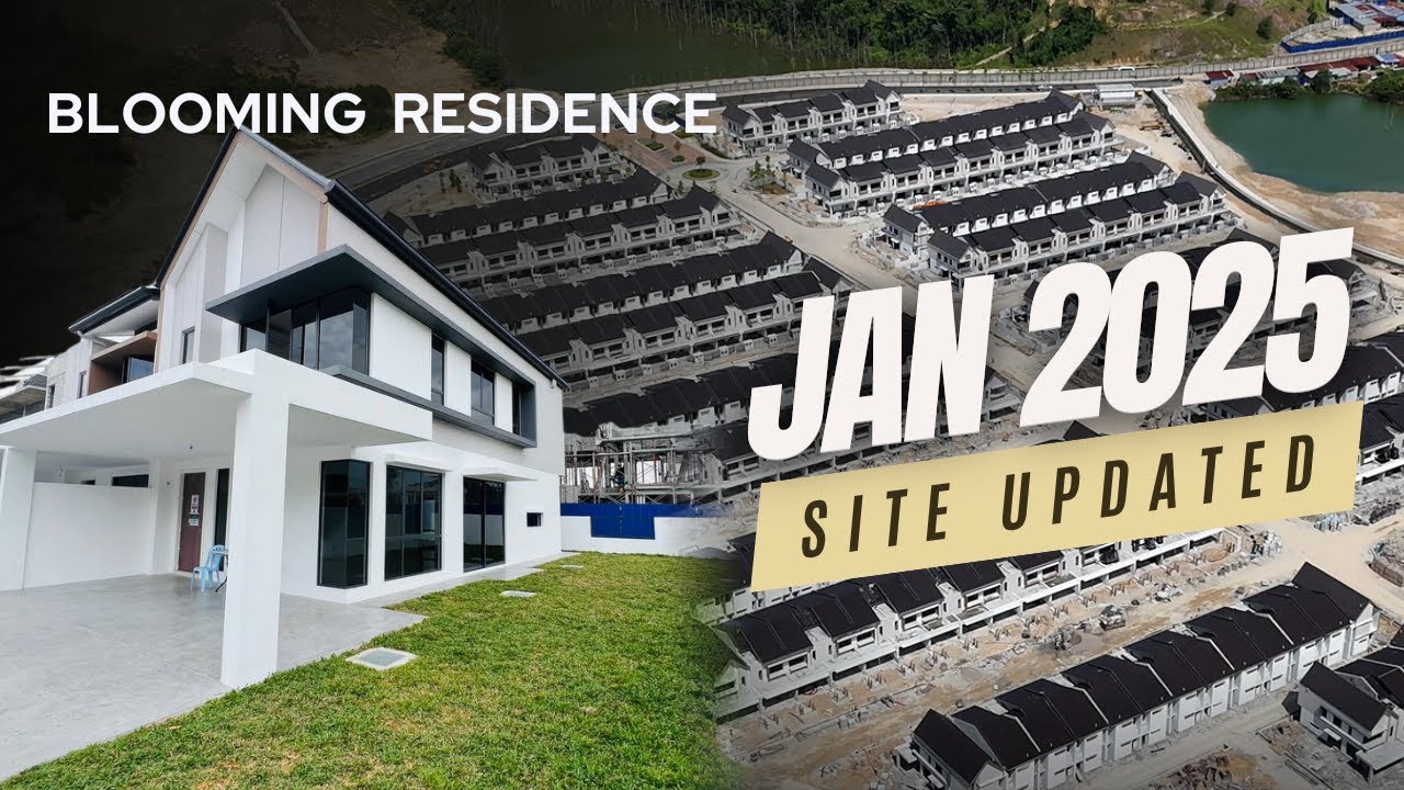 2025 Drone Site Update : Double Storey Blooming Rawang Emerald by Guocoland【Drone EP003】