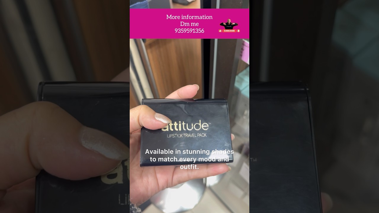 Attitude lipstick, travel pack 😍 #amway ￼