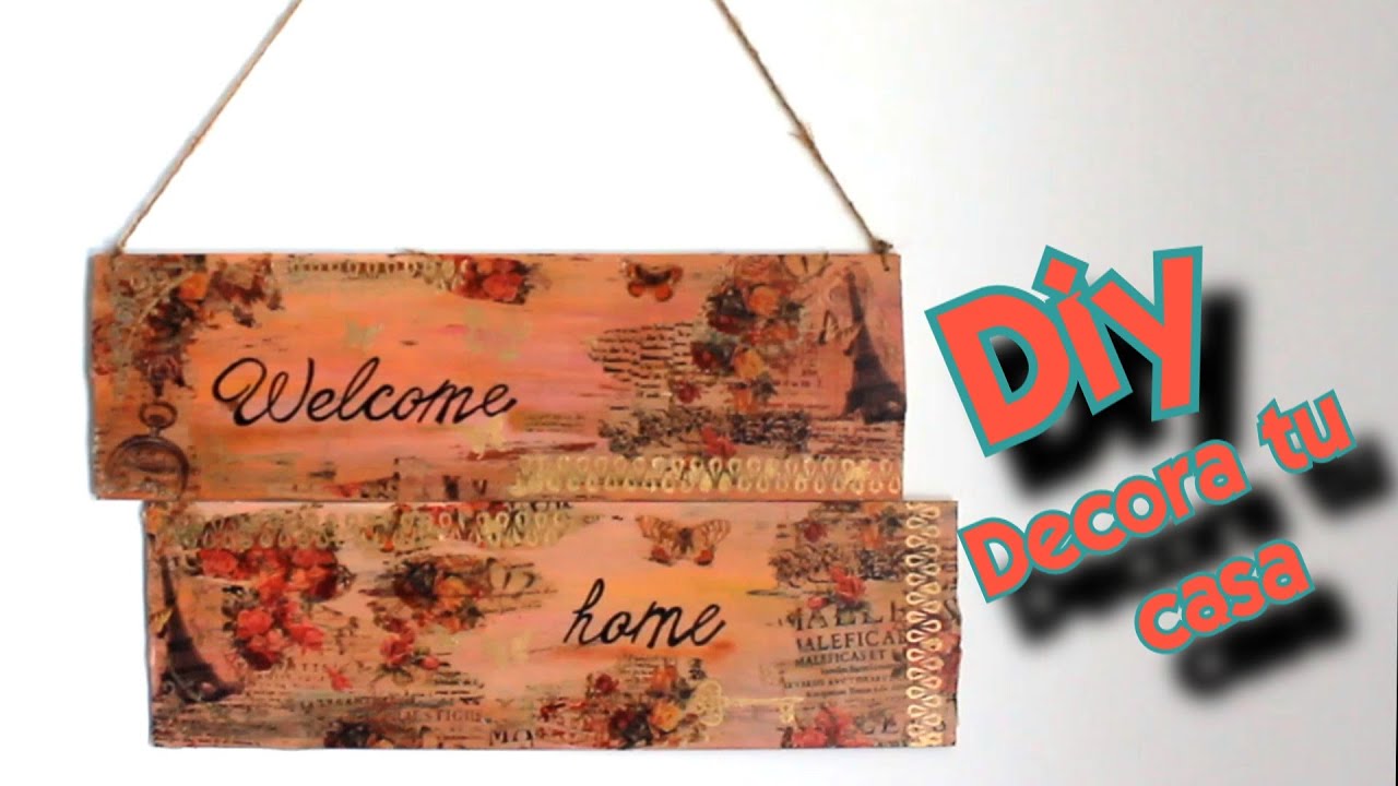 Decoupage tutorial, decoupage en madera, Home decor