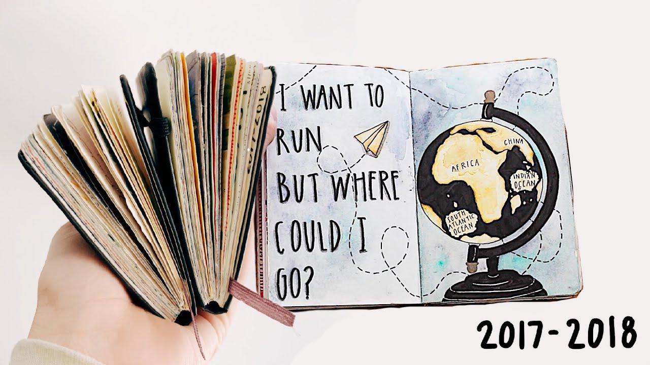 full journal flip through 2019