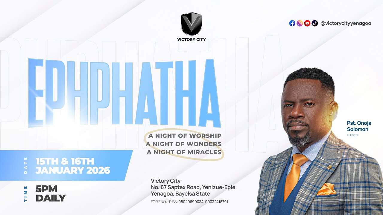 FRAIDAY 16/1/2026 | EPHPHATHA