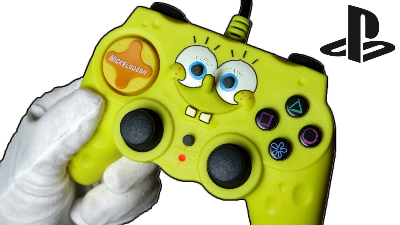 SpongeBob Squarepants Controller Unboxing! Playstation 2 Gamepad