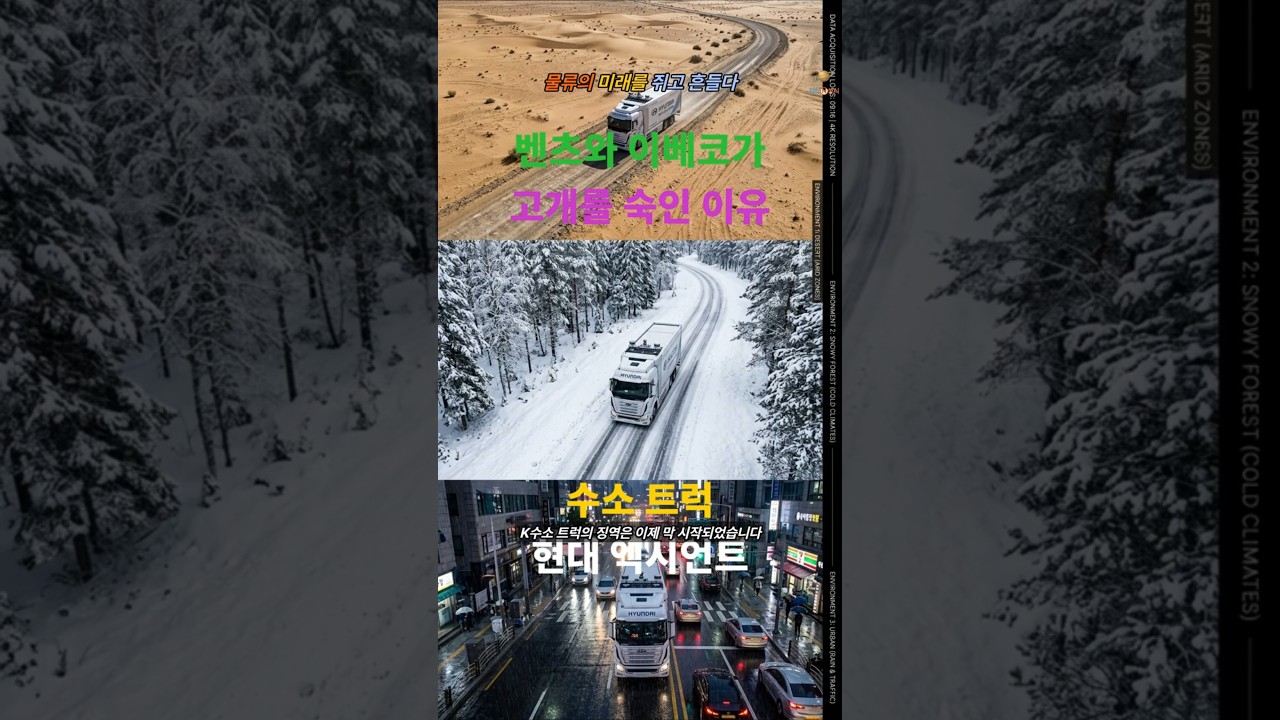 유럽의 자존심 벤츠를 울린 한국 트럭의 정체 #지식 #상식 #엑시언트  #수소차 #우주다큐 #과학다큐 #현대차 #수소트럭