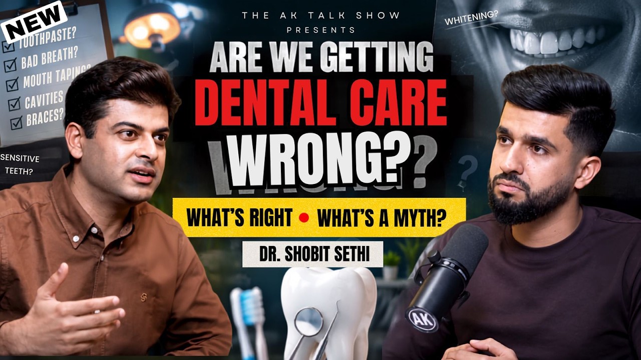 ਕੀ ਸੱਚਮੁੱਚ Toothpaste ਨਾਲ ਦੰਦ ਚਿੱਟੇ ਹੁੰਦੇ ਨੇ? | Dr. Shobit Sethi ਨੇ ਦੱਸਿਆ ਅਸਲੀ ਸੱਚ |AK Talk Show