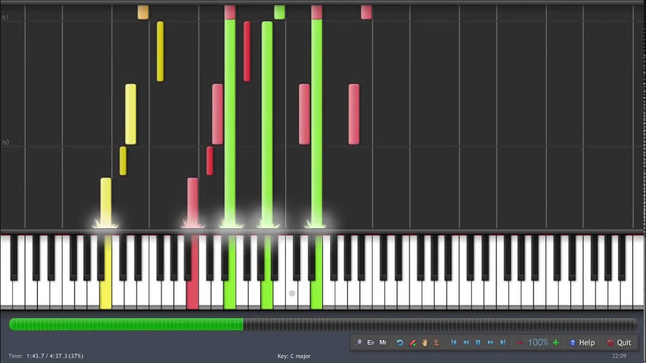Linkin Park - Blackout (♫) (Instrumental + Synthesia)