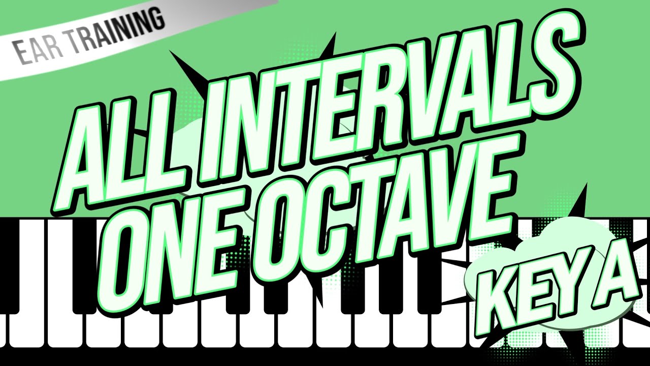 1 Hour Beginner Ear Training - All Intervals 1 Octave - Easy Hands Free Listening Practice