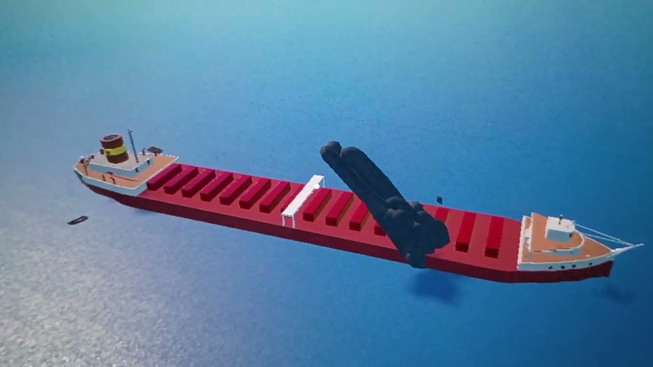 Rec Room sinking ship animation (not how the Fitz really sank)