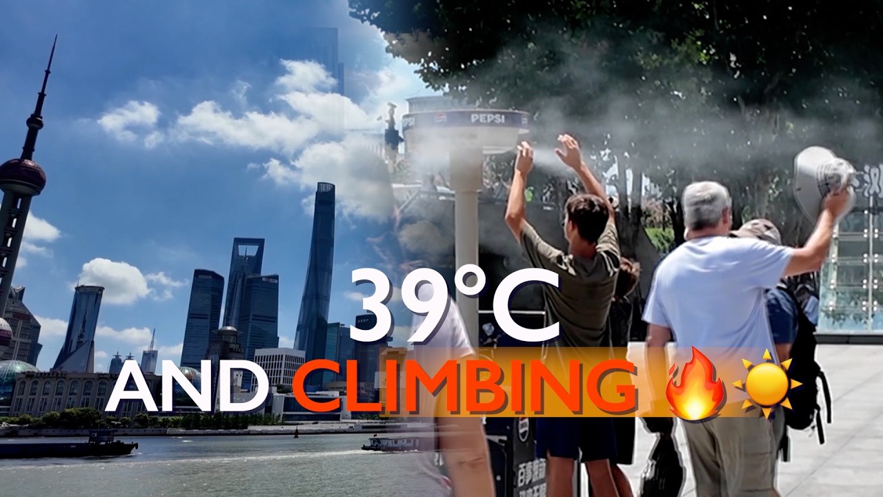 Surviving 39&deg;C heat in Shanghai! (This cooling gadget saved me 🔥🧊)