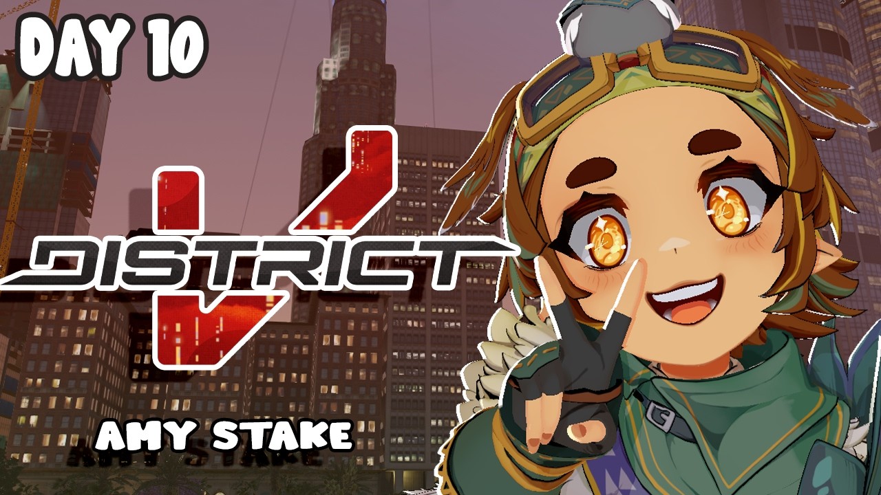 [ #DistrictV ] [DAY 10] THE NAME IS AMY STAKE ! | GTAV RP DISTRICT V !  [VTUBER]